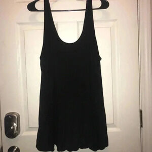 🧾 Black Tank Top Dress